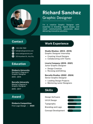 Professional CV  Template HILL