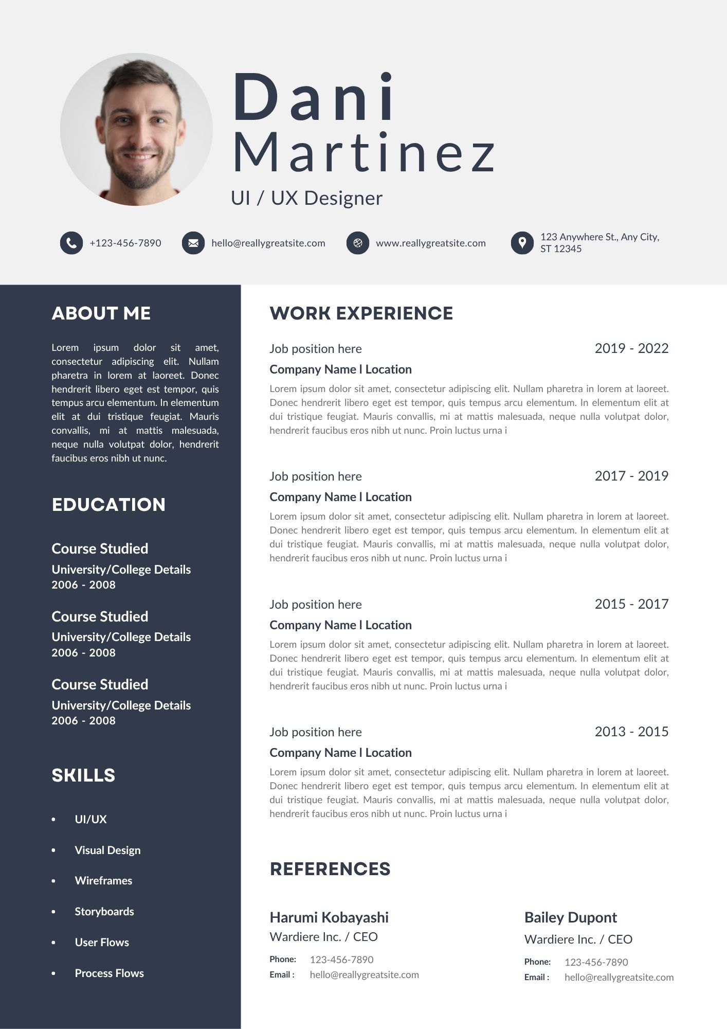 Professional Resume GOLD S
